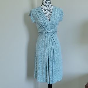 Seraphine maternity dress Sage with white dots